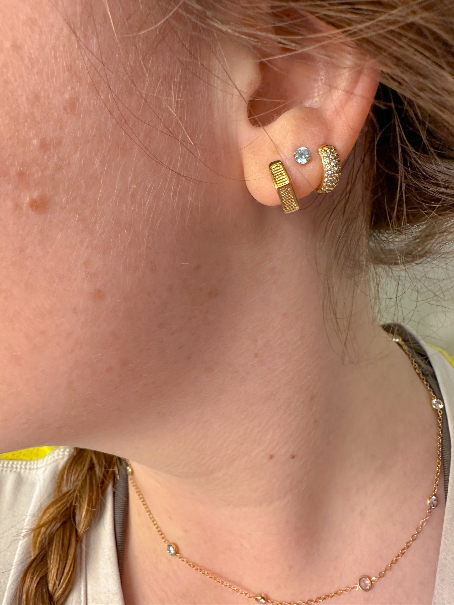 DRIP JEWELRY Birthstone Studs + Black