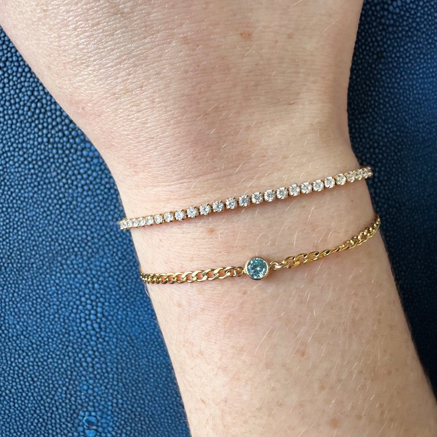 DRIP JEWELRY Necklace Birthstone Connected Bracelet or Necklace