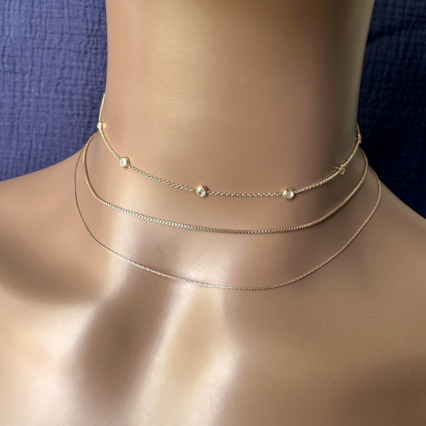 DRIP JEWELRY NECKLACES Dainty Double - Daintiest Edition