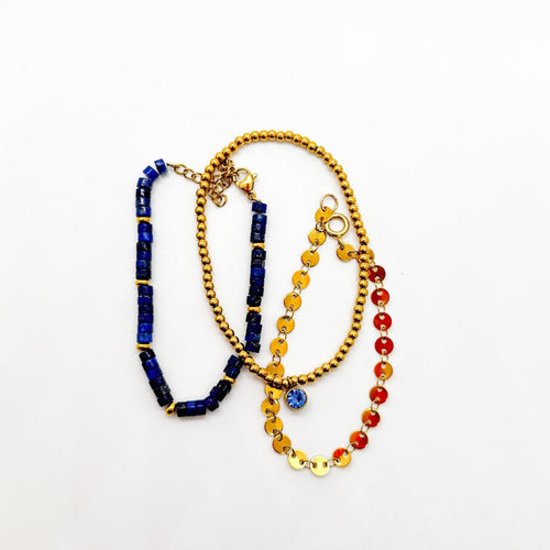 DRIP JEWELRY Bracelet Bracelet Set: Lapis Blues