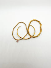 Load image into Gallery viewer, DRIP JEWELRY Bracelet Bracelet Set: Throw-On Wave Bangle and Beads
