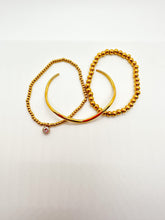 Load image into Gallery viewer, DRIP JEWELRY Bracelet Bracelet Set: Throw-On Wave Bangle and Beads
