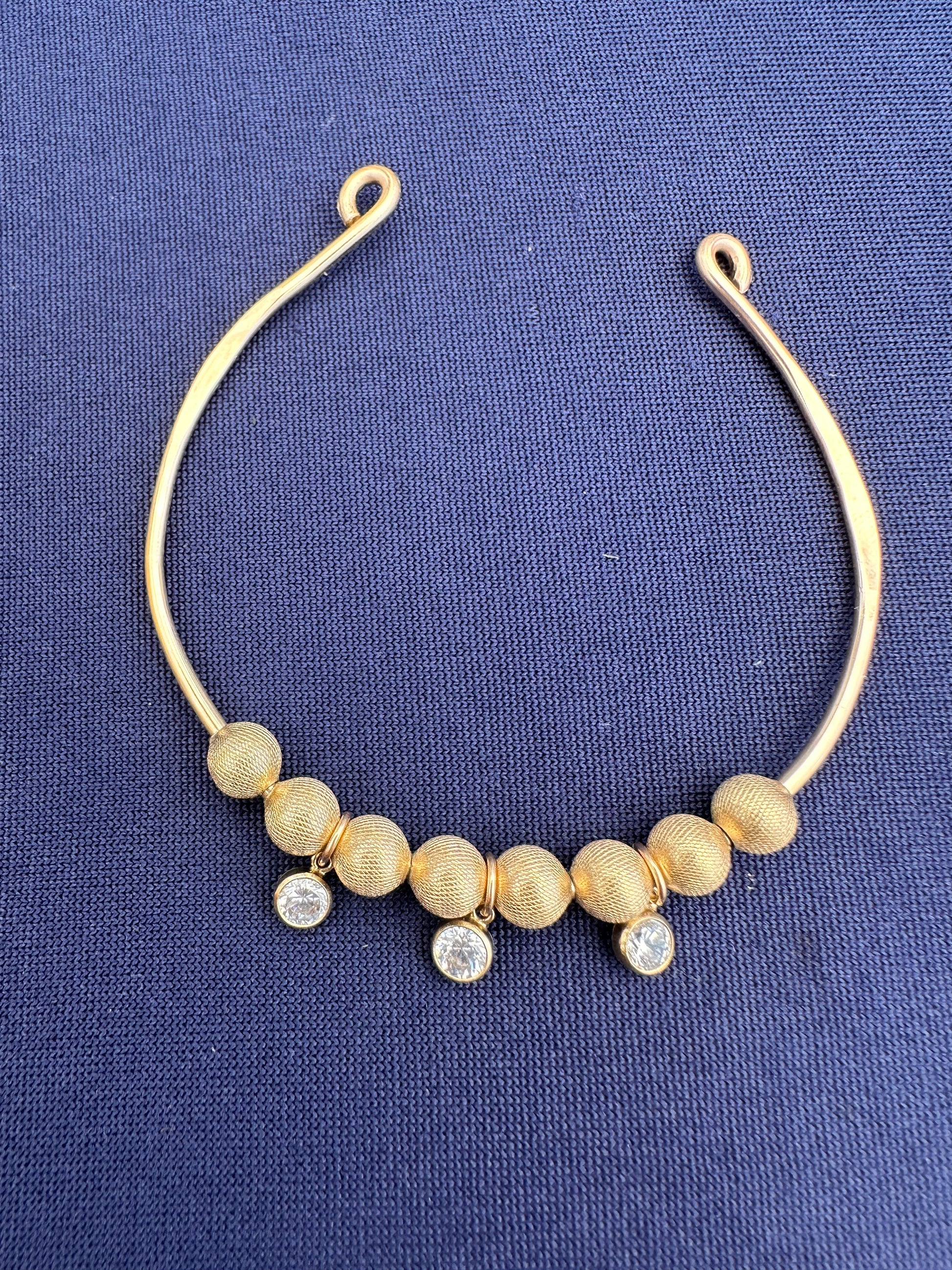 DRIP JEWELRY BRACELETS Slider Bead Cuffs with Sparkles (14k gold-filled)
