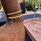 DRIP JEWELRY BRACELETS Slider Bead Cuffs with Sparkles (14k gold-filled)