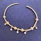 DRIP JEWELRY BRACELETS Slider Bead Cuffs with Sparkles (14k gold-filled)