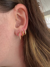 Load image into Gallery viewer, DRIP JEWELRY BY AK sparkly huggie
