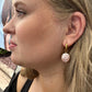 DRIP JEWELRY Circle Pearl or No Pearl Hoops