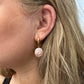 DRIP JEWELRY Circle Pearl or No Pearl Hoops
