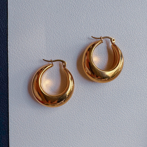DRIP JEWELRY Drip Dome Hoops (2 sizes)