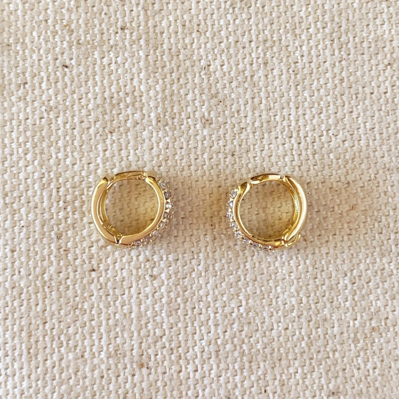 DRIP JEWELRY Earrings Chubby sparkle huggies