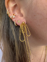 Load image into Gallery viewer, DRIP JEWELRY Earrings Double Baguette CUFF earring
