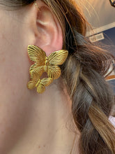 Load image into Gallery viewer, DRIP JEWELRY Earrings Double Butterfly Earrings
