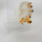 DRIP JEWELRY Earrings Gold Baguette CUFF earring
