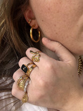 Load image into Gallery viewer, DRIP JEWELRY Earrings Gold Baguette CUFF earring
