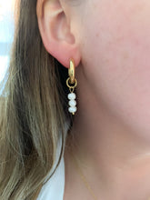 Load image into Gallery viewer, DRIP JEWELRY Earrings Mix not Match Pearl Hoops
