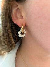 Load image into Gallery viewer, DRIP JEWELRY Earrings Mix not Match Pearl Hoops
