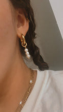 Load image into Gallery viewer, DRIP JEWELRY Earrings Mix not Match Pearl Hoops
