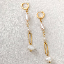 Load image into Gallery viewer, DRIP JEWELRY Earrings Mixed Triple Pearl
