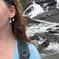 DRIP JEWELRY Earrings Opal Evil Eye Huggies