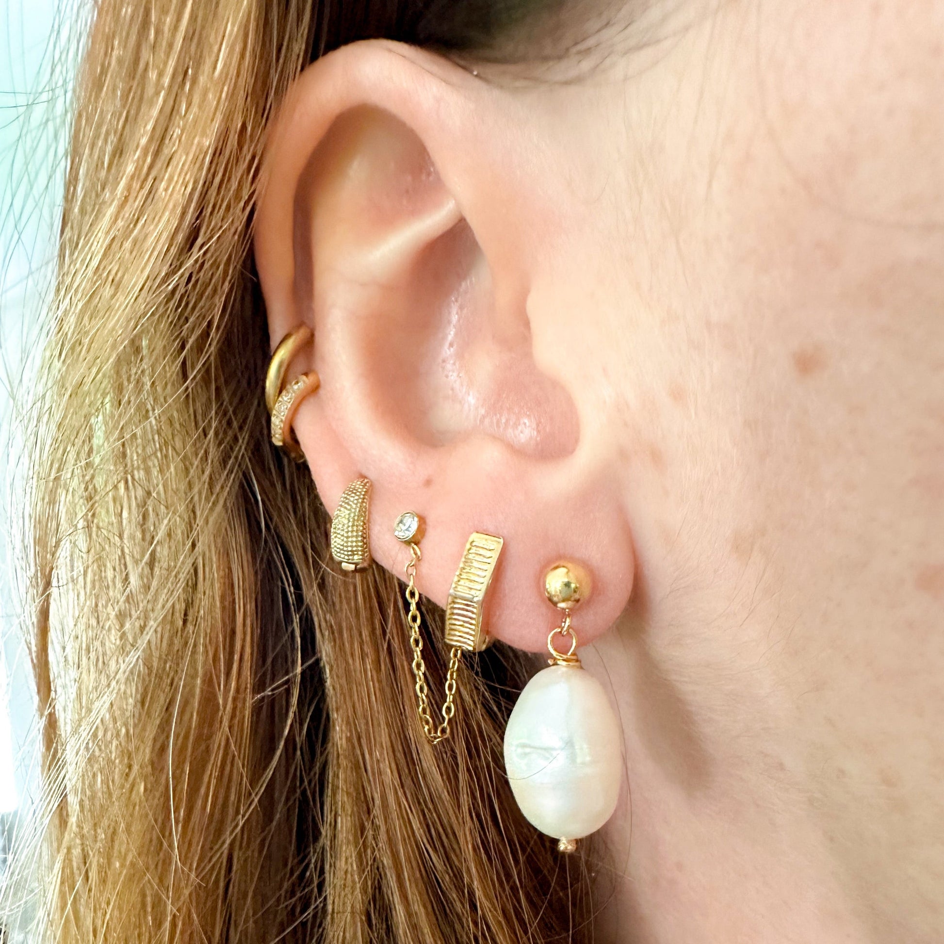 DRIP JEWELRY EARRINGS Pearl Drops