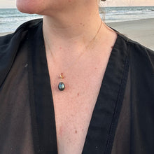 Load image into Gallery viewer, DRIP JEWELRY EARRINGS Tahitian Baroque Pearl Necklaces (comes with 3 chains)

