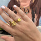 DRIP JEWELRY Gold Snake Ring - Adjustable size 5-12