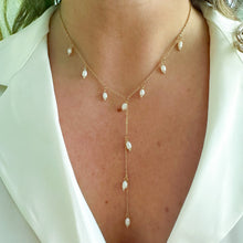 Load image into Gallery viewer, DRIP JEWELRY necklace Pearl Waterfall 2.0
