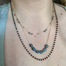 Load image into Gallery viewer, DRIP JEWELRY Necklaces Black Beaded Necklace
