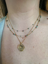 Load image into Gallery viewer, DRIP JEWELRY Necklaces Double Gem Station Necklace
