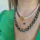 DRIP JEWELRY Necklaces Geniune Black Tahitian Pearl Strand