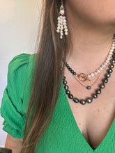 Load image into Gallery viewer, DRIP JEWELRY Necklaces Geniune Black Tahitian Pearl Strand
