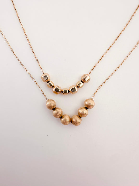 DRIP JEWELRY NECKLACES Gold-Filled Fidget Necklaces