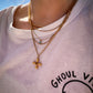 DRIP JEWELRY NECKLACES Mini Tiger Eye Necklace
