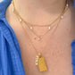 DRIP JEWELRY NECKLACES Rice Pearl Drop