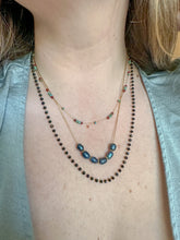 Load image into Gallery viewer, DRIP JEWELRY Necklaces Turquoise and Red Station Necklace
