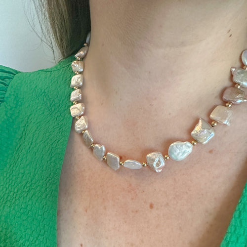 DRIP JEWELRY Peach’s Pearls (one-of-a-kind)
