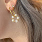 DRIP JEWELRY Pearl and Bead Circle Hoop