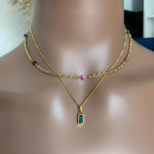 Load image into Gallery viewer, DRIP JEWELRY Rainbow Rope Necklace
