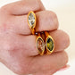 DRIP JEWELRY RINGS Cat Eye Ring- 3 colors (size 5-9)
