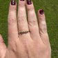 DRIP JEWELRY RINGS 5 smooth beads / Small size 4-8 Gold Filled Fidget Rings