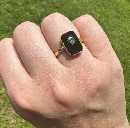 DRIP JEWELRY RINGS Onyx Ring (size 5-8)