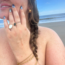 Load image into Gallery viewer, DRIP JEWELRY RINGS Open Black/White Ring
