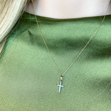 Load image into Gallery viewer, DRIP JEWELRY 14k Gold and Diamond Cross
