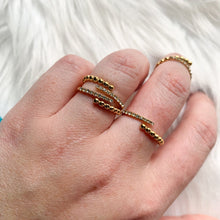 Load image into Gallery viewer, DRIP JEWELRY Bead and Pave Adjustable ring
