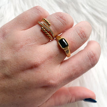 Load image into Gallery viewer, DRIP JEWELRY Bead and Pave Adjustable ring
