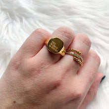 Load image into Gallery viewer, DRIP JEWELRY Bead and Pave Adjustable ring

