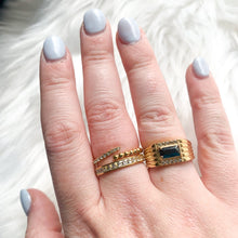 Load image into Gallery viewer, DRIP JEWELRY Bead and Pave Adjustable ring
