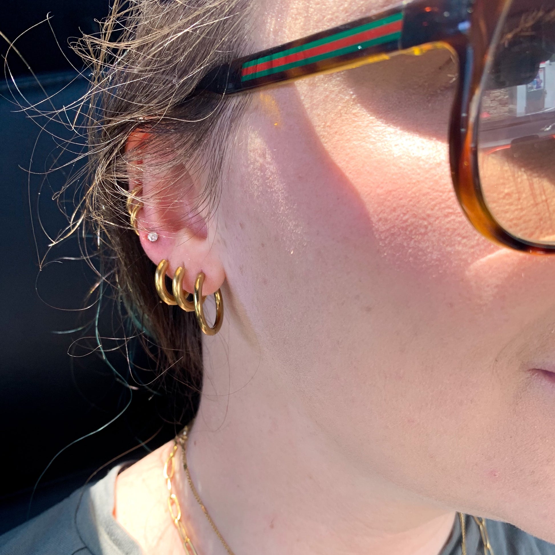 DRIP JEWELRY BY AK Earrings Perfect Hoops : 3 sizes