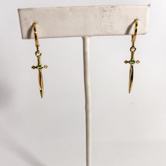 DRIP JEWELRY Earrings Dagger Huggies