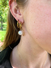 Load image into Gallery viewer, DRIP JEWELRY Earrings Pearl or No Pearl Hoops

